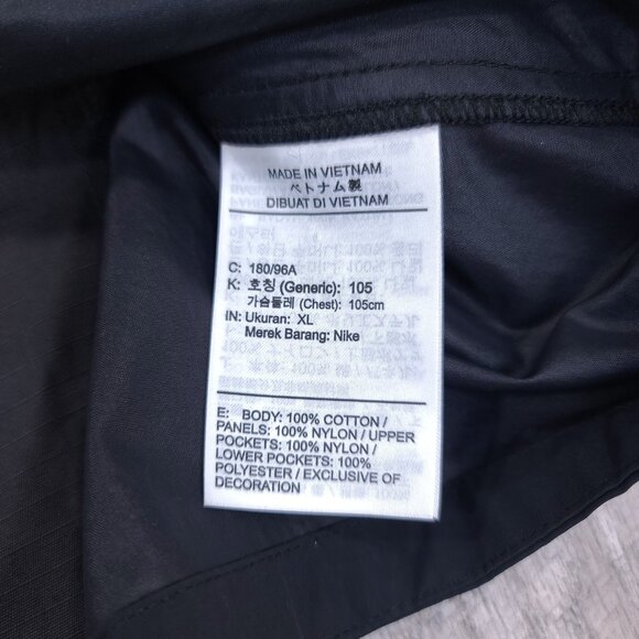 Nike Sportswear Vest Mens XL Black Tech Pack Full Zip Pocket Unlined Packable - Picture 7 of 8